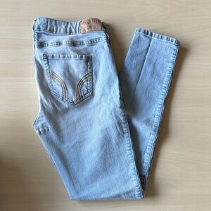 Hollister Women's Pale Blue Skinny Jeans